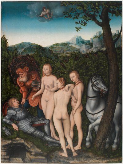 The Judgment of Paris by Lucas Cranach the Elder